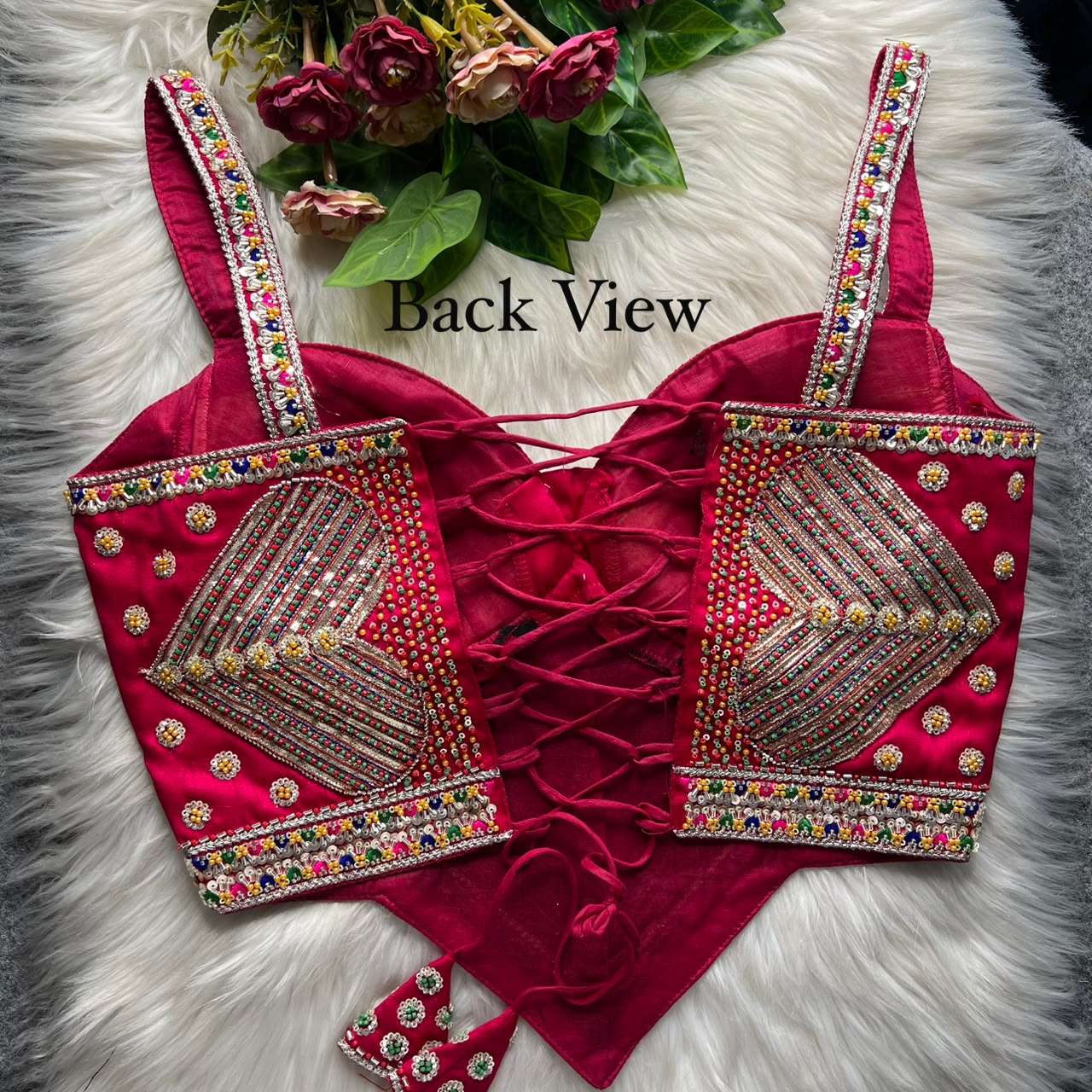 Heavy Corset Style Italian Silk Fabric With Tricot Fuising On Blouse Reseller in surat